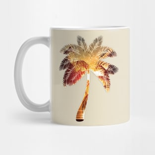 Sunset palm tree Mug